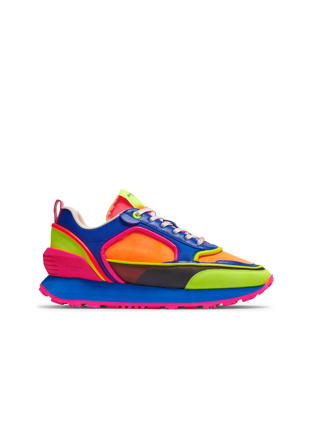 Sneakers Racer multicolor in camoscio, nylon e mesh, multicolore, hi-res