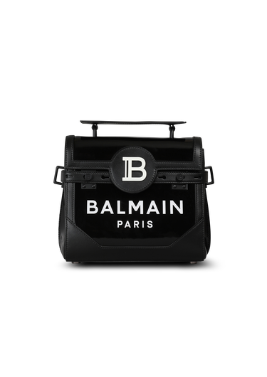 Borsa B-Buzz 23 in vinile con logo Balmain Paris
