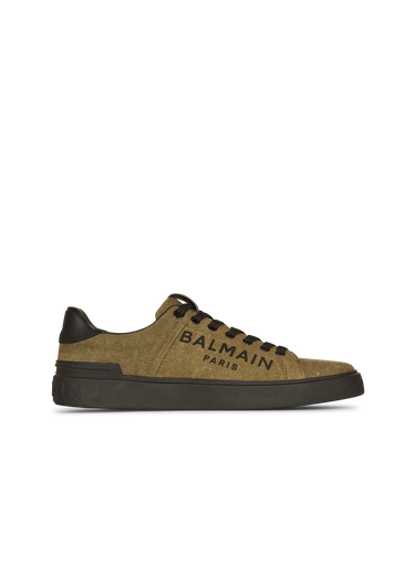 Sneakers B-Court in tela con logo Balmain