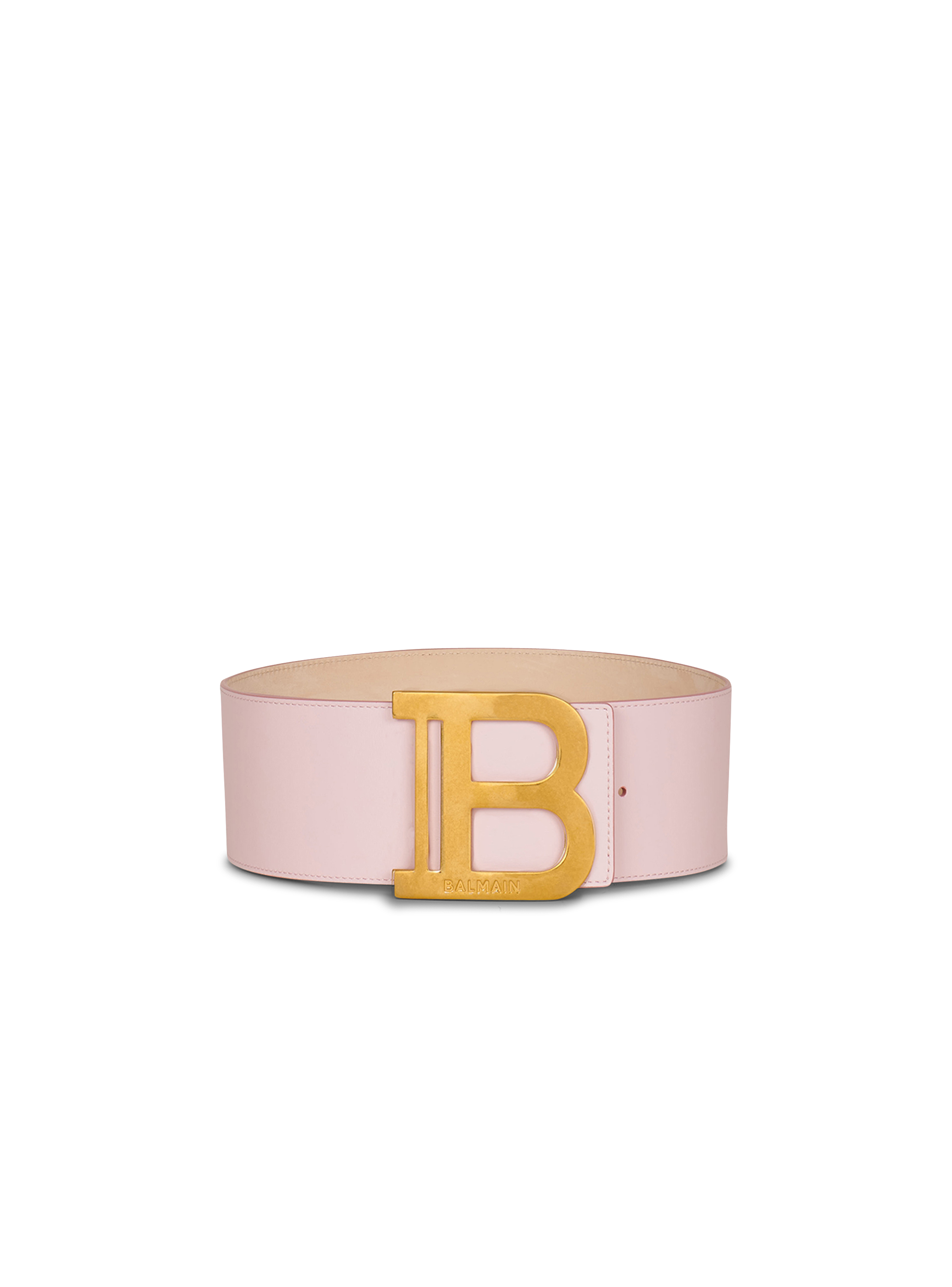 Cintura B-Belt in pelle, rosa