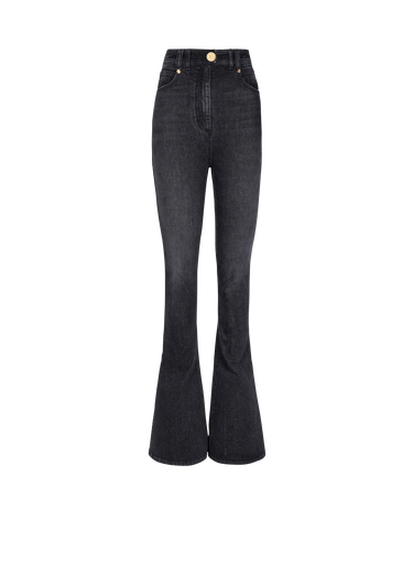 Jeans bootcut effetto sbiadito eco-design