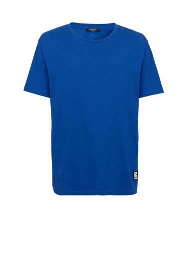 T-shirt oversize in cotone eco-design con logo Balmain