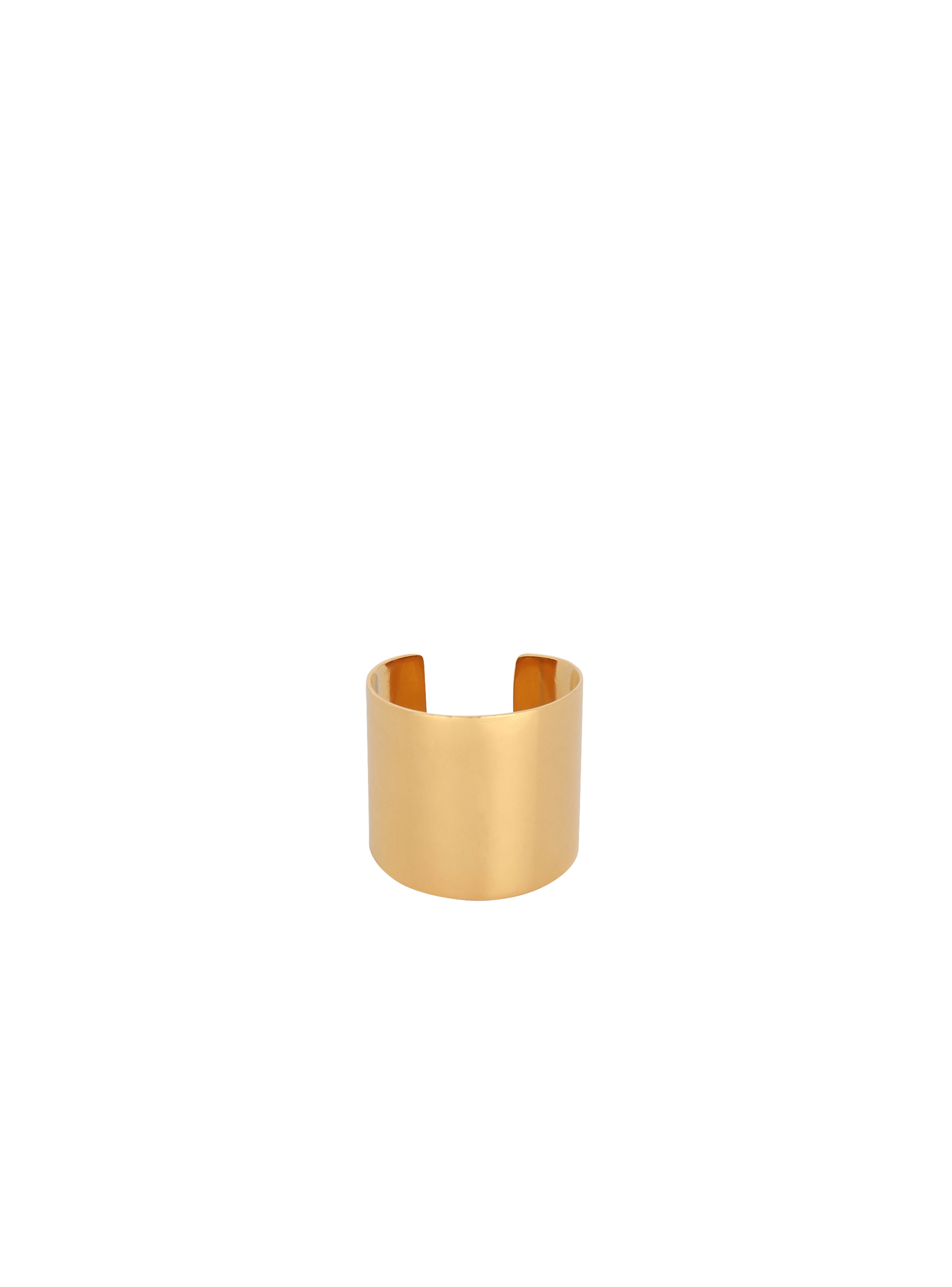 Anello Tubular in ottone, oro