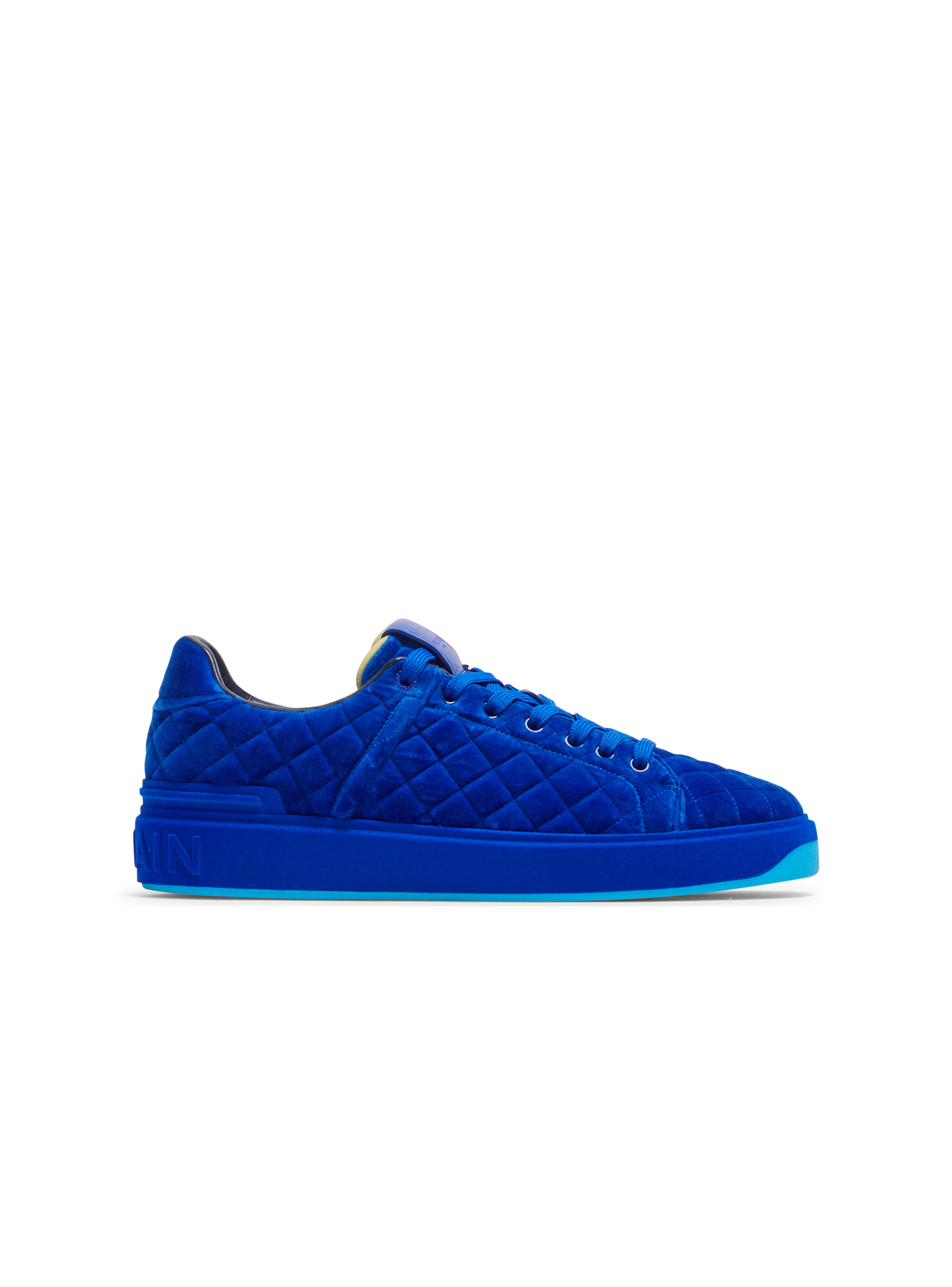 Sneakers B-Court in velluto trapuntato, blu