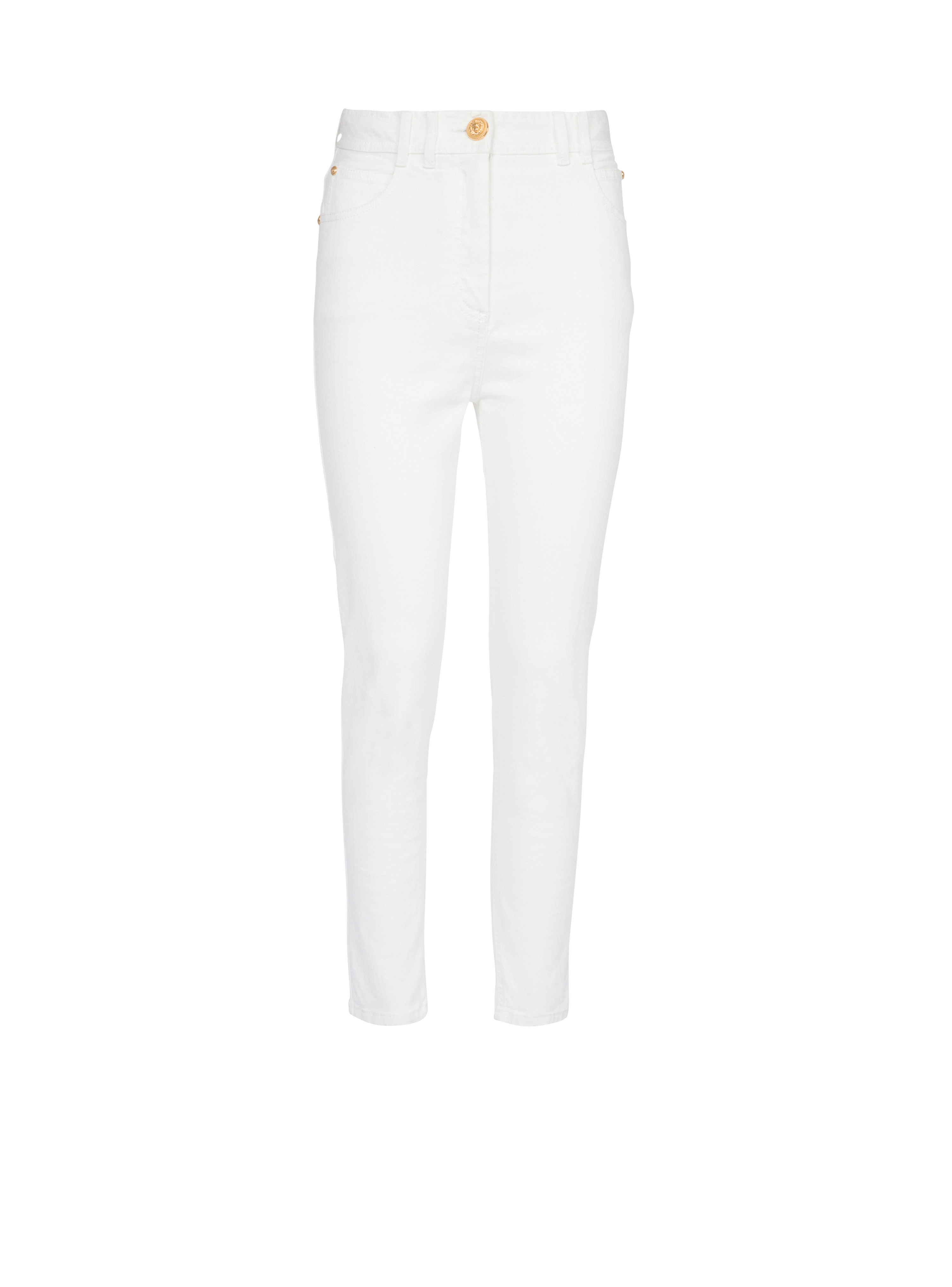 Jeans slim-fit, bianco
