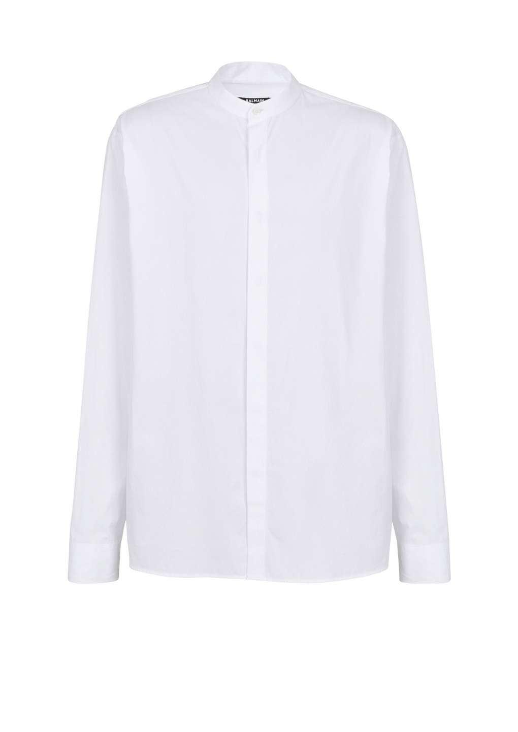 Camicia in cotone, bianco, hi-res
