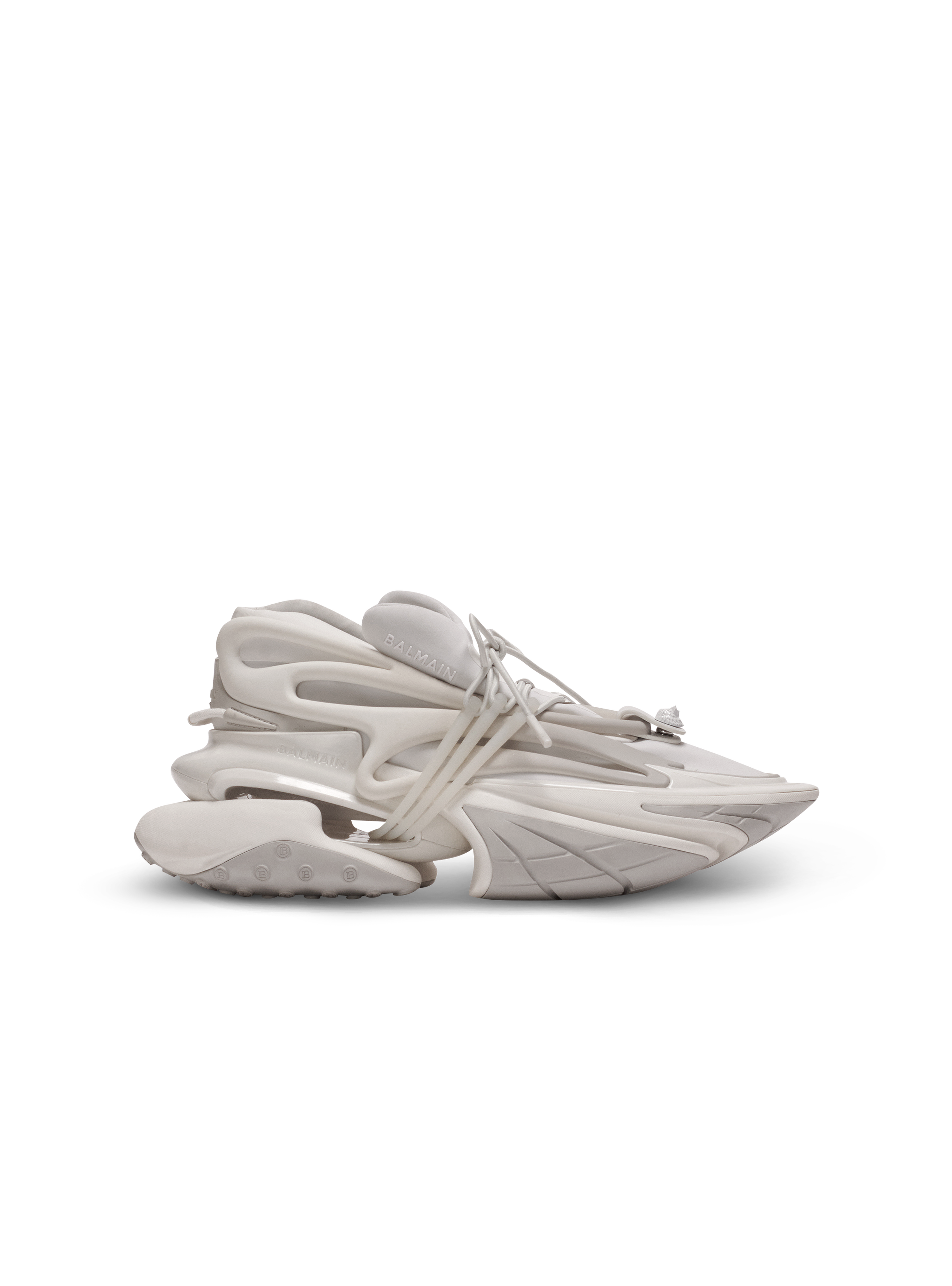 Sneakers Unicorn in neoprene e pelle, bianco