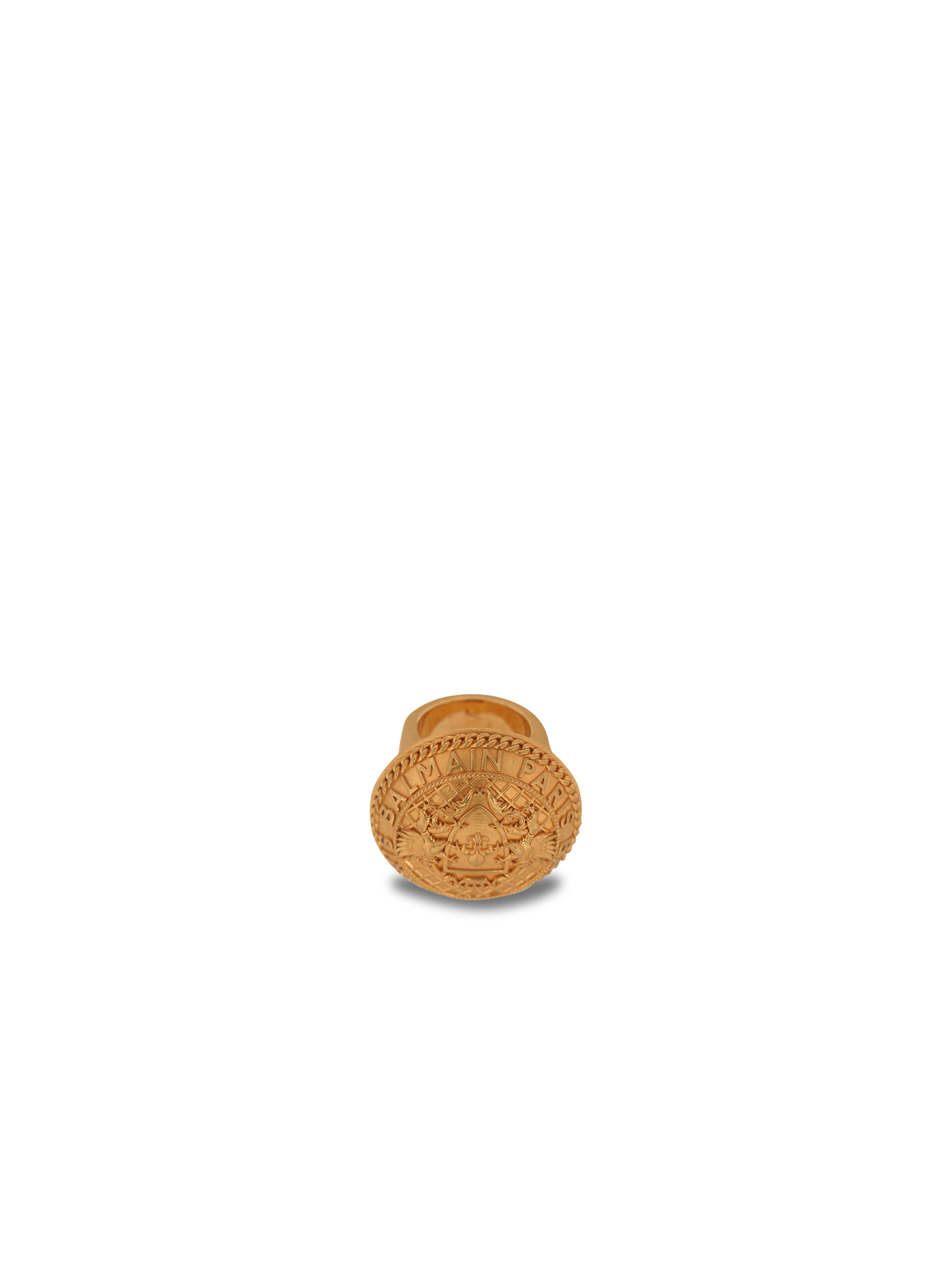 Anello Coin in ottone dorato, oro